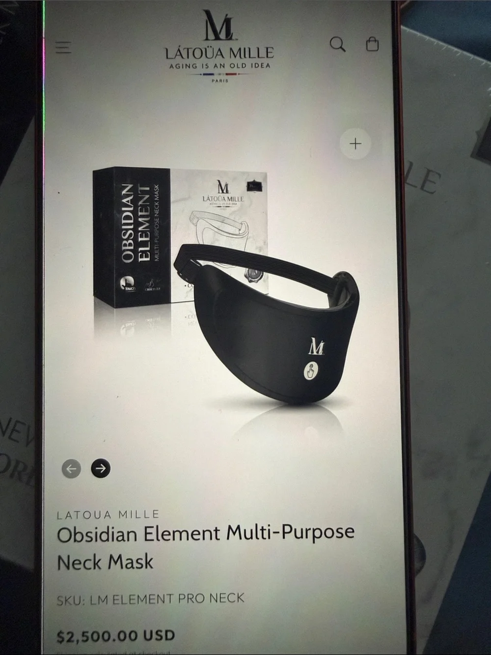 Obsidian Element Multi-Purpose Neck Mask - Black